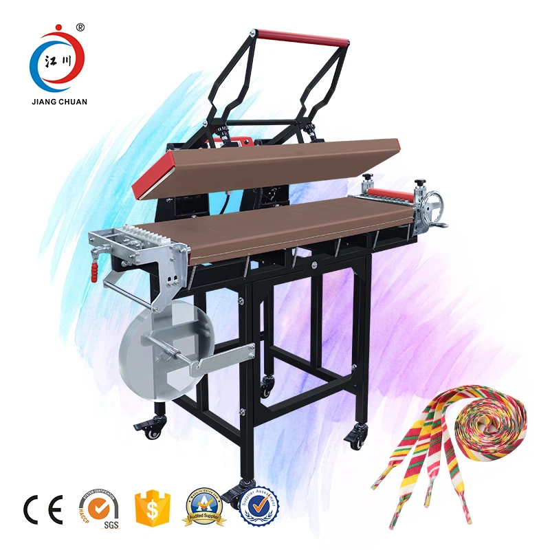 25x100 cm dobbel overføring Lanyard Heat Press Machine